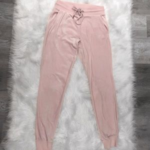 Velvet joggers